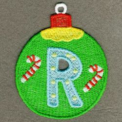 FSL Colorful Alphabet Ornaments 18 machine embroidery designs