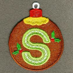 FSL Colorful Alphabet Ornaments 19 machine embroidery designs