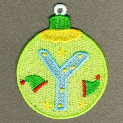 FSL Colorful Alphabet Ornaments 25 machine embroidery designs