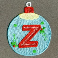 FSL Colorful Alphabet Ornaments 26 machine embroidery designs