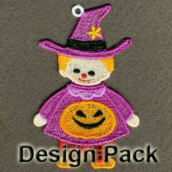 FSL Halloween Children machine embroidery designs
