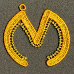 FSL Alphabet Ornaments 13 machine embroidery designs