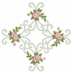 Heirloom Flower Symmetry 01 machine embroidery designs