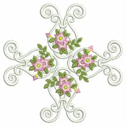 Heirloom Flower Symmetry 08 machine embroidery designs