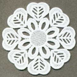 FSL Fancy Flower Doily 10 machine embroidery designs