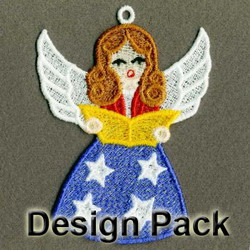 FSL American Angel machine embroidery designs