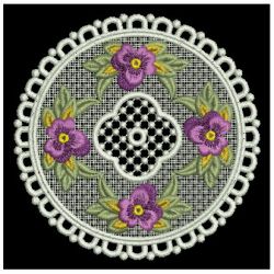 FSL Pansy Doily 02 machine embroidery designs