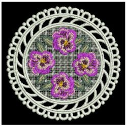 FSL Pansy Doily 07