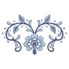Blue and White Flowers 08