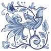 Blue and White Birds 2 06