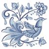 Blue and White Birds 2 09