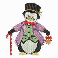 Lovely Christmas Penguin 06 machine embroidery designs