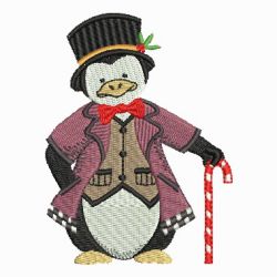 Lovely Christmas Penguin 07 machine embroidery designs