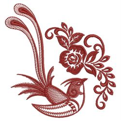Bird and Roses 03 machine embroidery designs