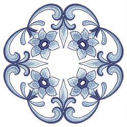 Delft Blue Quilt 01(Sm) machine embroidery designs