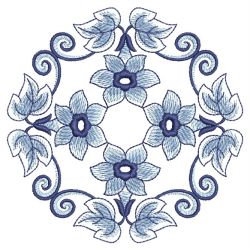 Delft Blue Quilt 02(Lg) machine embroidery designs