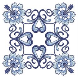 Delft Blue Quilt 05(Lg) machine embroidery designs
