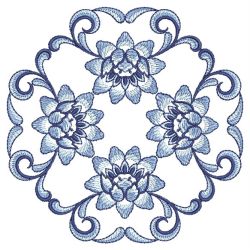Delft Blue Quilt 09(Lg) machine embroidery designs