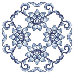 Delft Blue Quilt 09(Sm) machine embroidery designs