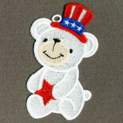 FSL Patriotic Bears 03 machine embroidery designs