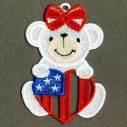 FSL Patriotic Bears 05 machine embroidery designs