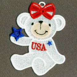 FSL Patriotic Bears 09 machine embroidery designs