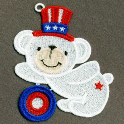 FSL Patriotic Bears 10 machine embroidery designs