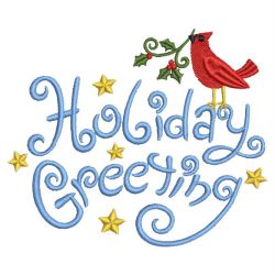 Christmas Greetings 05(Lg) machine embroidery designs