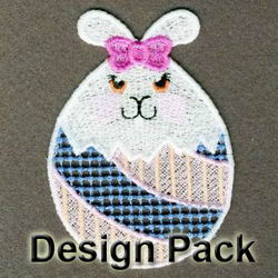 FSL Animal Eggs machine embroidery designs