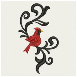 Elegant Heirloom Cardinals 05(Sm) machine embroidery designs