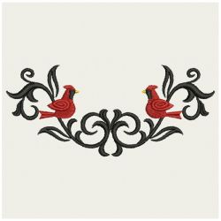 Elegant Heirloom Cardinals 07(Lg) machine embroidery designs