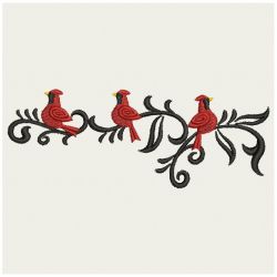 Elegant Heirloom Cardinals 10(Md) machine embroidery designs