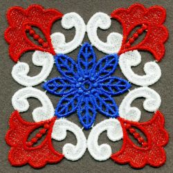 FSL Patriotic Coasters 10 machine embroidery designs