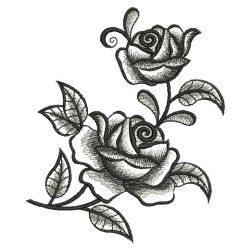 Elegant Black Rose 03(Md)