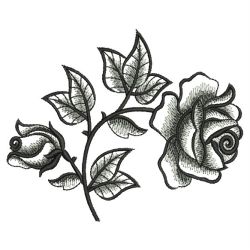 Elegant Black Rose 07(Sm)