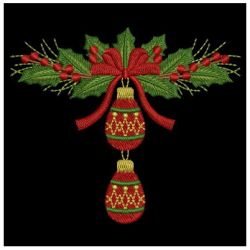Christmas Bell Decoration 02 machine embroidery designs