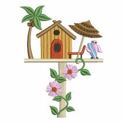 Holiday BirdHouses 07 machine embroidery designs