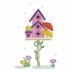 Holiday BirdHouses 09 machine embroidery designs