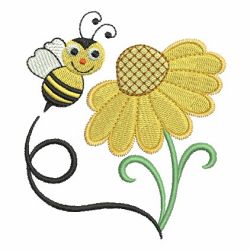 Spring Busy Bees 02 machine embroidery designs