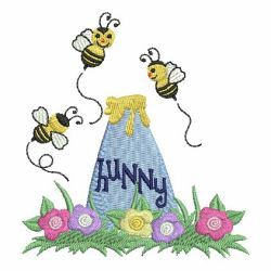 Spring Busy Bees 05 machine embroidery designs