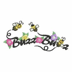 Spring Busy Bees 07 machine embroidery designs