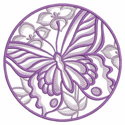 Fancy Butterfly Decoration 05(Lg) machine embroidery designs