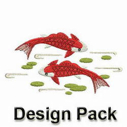 Koi Fish machine embroidery designs