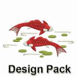 Koi Fish machine embroidery designs