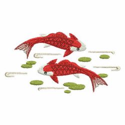 Koi Fish 01 machine embroidery designs