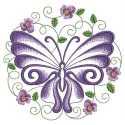 Elegant Butterflies 01(Md) machine embroidery designs