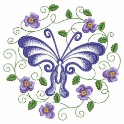 Elegant Butterflies 05(Sm) machine embroidery designs