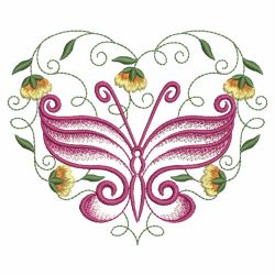 Elegant Butterflies 09(Md) machine embroidery designs