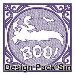 Embossed Halloween(Sm) machine embroidery designs