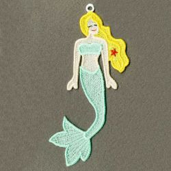 FSL Mermaid Bookmarks 05 machine embroidery designs